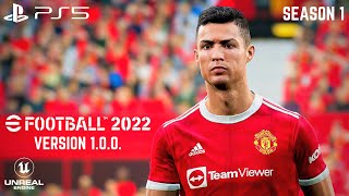 eFootball PES 2022 Version 100  Manchester United vs Arsenal  PS5 Gameplay  4K [upl. by Padget226]