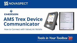 How to Connect Your FIELDVUE™ DVC to ValveLink Mobile Using the AMS Trex Device Communicator [upl. by Aisilef219]