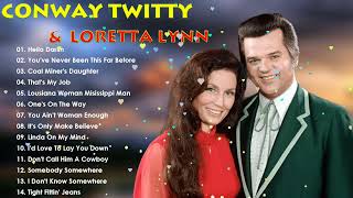 Conway Twitty and Loretta Lynn Greatest Hits Full Album  Conway Twitty Loretta Lynn Best Songs [upl. by Allmon]