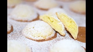 Custard Filled Genovese Cookies  How to Cook Real Italian Food from my Italian Kitchen [upl. by Nyltiak]