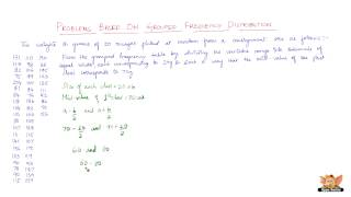 How to construct a grouped frequency distribution   Vol 33 [upl. by Nigrom51]