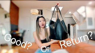 Madewell Shopper Tote First Impression and Review [upl. by Peckham959]