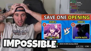 SAVE ONE ANIME OPENING 2020s vs 2000s [upl. by Ric]