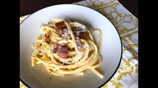 How to Make Real Spaghetti Carbonara  Christine Cushing [upl. by Meggie]