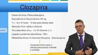 Farmacocinética da Clozapina  Prof Antônio Peregrino [upl. by Finstad]