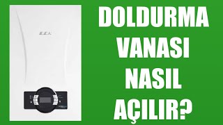 Eca Kombi Doldurma Vanası Nasıl Açılır [upl. by Bohun]