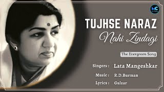 Tujhse Naraz Nahi Zindagi Lyrics   Lata Mangeshkar RIP  RD Burman Gulzar  Masoom 1983 [upl. by Watanabe]