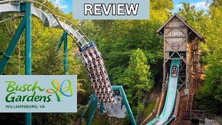 Busch Gardens Williamsburg Review 2024  Williamsburg Virginia [upl. by Aidil]