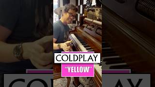 How to Play Yellow by Coldplay  Easy Piano Tutorial [upl. by Skolnik]