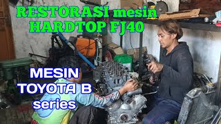 RESTORASI mesin hard top diesel FJ 40 [upl. by Levison536]