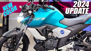 2024 Yamaha FZ FI New Colour MATTE CYAN On Road Price Mileage Features [upl. by Chansoo]