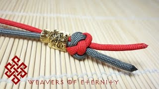 How to Tie a Paracord Lanyard Knot  Two Strand Diamond Knot Tutorial  EASY METHOD [upl. by Ecienahs]