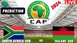 South Africa vs Malawi Live Stream CAF U20 Africa Nations Cup 2025 Qualifier Commentary Score [upl. by Etteniotna]