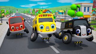 Wheels On The Bus Go To Town  Nursery Rhymes amp Kids Songs  Baby Car Songs TV [upl. by Deyas]