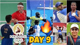 🇮🇳 DAY 9 PARIS OLYMPICS 2024 LAKSHYA SEN GOES DOWN 💔 LOVELINA ALSO LOOSES INDIA HOCKEY IN SEMI 🔥 [upl. by Thornburg771]