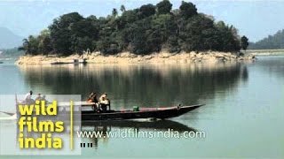 Panoramic view of Brahmaputra river Assam [upl. by Reo]