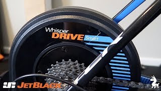 JetBlack WhisperDrive Smart Trainer Unboxing Building Ride Review [upl. by Ihdin]