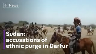 Sudan RSF accused of killing hundreds of people from the Masalit community in the Darfur region [upl. by Ingram]