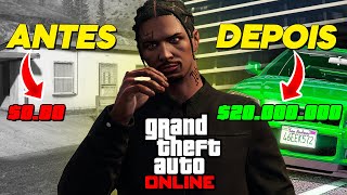 Começando do zero no GTA ONLINE EM 2024  DO ZERO AO MILHÃO 1 [upl. by Adnael15]