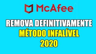 Como Desinstalar o Antivírus McAfee Por Completo  Definitivamente  2020 [upl. by Adhern]