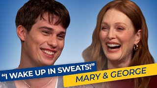 Nicholas Galitzine amp Julianne Moore On Embarrassing Auditions amp Georges Pearl Earring [upl. by Naihr]