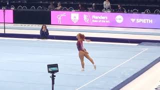 Coline Devillard 🇫🇷  Floor  Podium Training  World Championships 2023 [upl. by Monie]