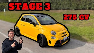 ABARTH 595 Competizione STAGE 3  275CV  CHECK SOUND e TEST ACCELERAZIONE TEST AUTO EP2 [upl. by Solana]