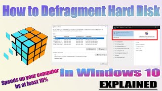 Disk Defragmentation in Windows 10 Explained [upl. by Biancha456]