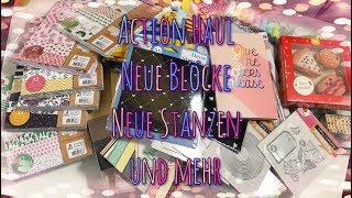 Action Haul 2 Juli 2019 neue A5 und 15x15 Motivblöcke Stanzen und mehr [upl. by Atteynod792]