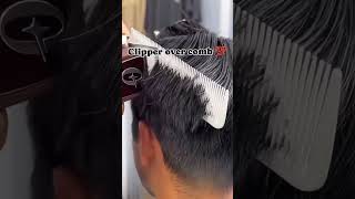 Clipper over comb viralpost2024 shortsfeed clippers combo buzzfade [upl. by Judson]