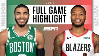 Boston Celtics at Portland Trail Blazers  Full Game Highlights [upl. by Leesa]