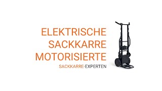 Motorisierte elektrische Sackkarre  sackkarreexpertende [upl. by Anilrats]