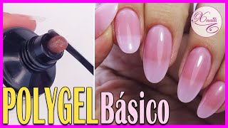 👉06 Como hacer Uñas de POLYGEL con tips 💜 paso a paso PRINCIPIANTES  Curso GRATIS [upl. by Ahsiekar517]