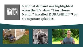 DURASKIRT™ PROVEN  Concrete Skirting for Manufactured Homes  Not Sold at Home Depot or Lowes [upl. by Hnahc]