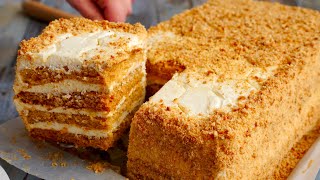 Honey Cake Recipe in 30 MINUTES [upl. by Yanaton615]