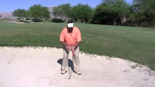 Golf Tips  How To Hit A Long Bunker Shot [upl. by Marashio]