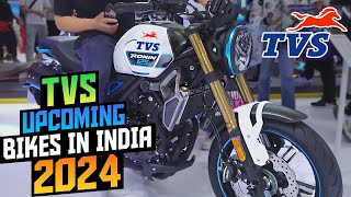 TVS Upcoming Bikes in India 2024  Price amp launch Date   TVS All New Confirmed Bikes Launch Bike [upl. by Annuahs]