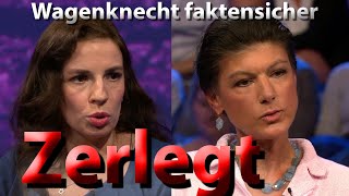 Wie Sahra Wagenknecht BSW Marina Weisband Grüne bei Maischberger entblößt [upl. by Levenson]