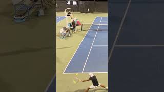 Should this point have been called a let ucf osu tennis ncaa collegetennis [upl. by Idnak]