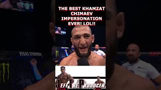 Khamzat Chimaev WILL FIGHT ANYONE Even Donald Trump and Kamala Harris HYSTERICAL LOL [upl. by Lexine]