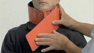 SAM C Collar Splint wmv [upl. by Ennovyahs]