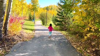 COMO ES EL OTOÑO EN ESTE PAIS VAMOS A ESTOS PARQUES EN 🇨🇦 canada nature flowers jardin 🍂🍁 A ❄️🥶 [upl. by Elkcim]