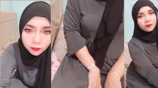 jilbab cantik goyang hot tiktok live  bigo live  periscope live stream 197827 [upl. by Helprin]