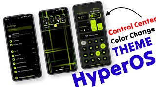 Hyperos Colour Change Control Centre 😮 Supported Theme [upl. by Alphonsa]