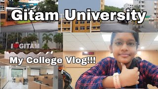 My College Vlog  Gitam University Vizag Vlog [upl. by Temhem]