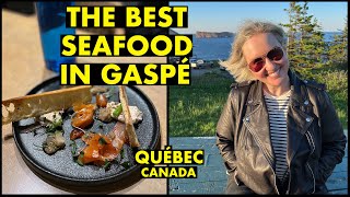 The Best Seafood in Gaspé  Québec Canada Road Trip [upl. by Derag]