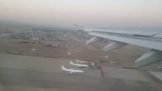 Tehran  Takeoff Mahan Air Airbus 310400 to Mashhad Airport [upl. by Maisie]