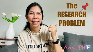 THE RESEARCH PROBLEM Meaning and Actual Sample [upl. by Sualakcin477]