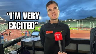 Jakob Ingebrigtsen after winning the 1500m Diamond league [upl. by Varin478]