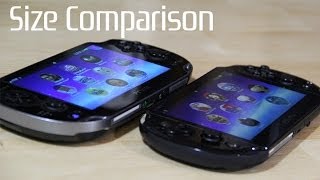 PS Vita Slim Size Comparison PCH2000 [upl. by Modestia]